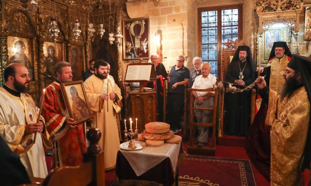 Πανηγυρικός Αρχιερατικός Εσπερινός στην κατεχόμενη Μονής Αποστόλου Βαρνάβα